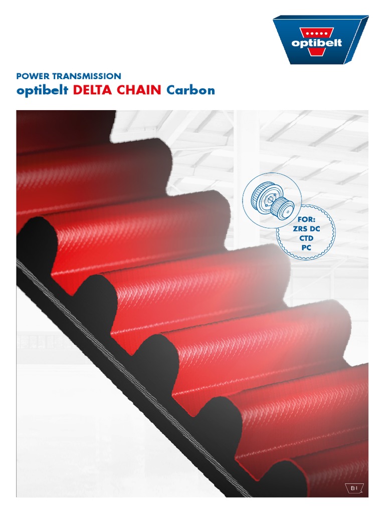 Optibelt DELTA CHAIN Carbon Flyer en PDF Belt (Mechanical) Vehicles