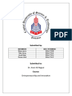 entrepreneurship and innovation assignment