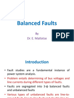 Balanced Faults Notes