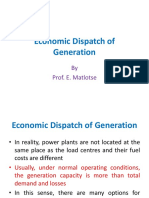 Economic Dispatch of Generation Notes 4