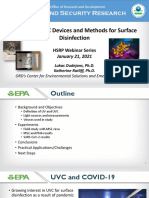 Covid 19 Uv C Devices and Methods For Surface Disinfection Final