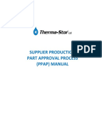 Therma-Stor Supplier PPAP Manual