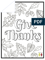 Thanksgiving Coloring 2
