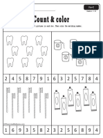 Dental Health Month Worksheets Preschool