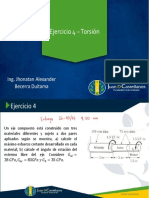 Ejercicio 4 - Torsión