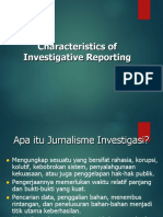 Session 2- Characteristics of Investigative Reporting