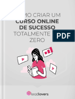 Como Criar Um Curso Online de Sucesso Totalmente Do Zero