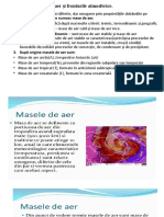 Cl. a X-a. Masele de aer și fronturile atmosferice