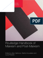 Routledge Handbook of Marxism and Post-Marxism 