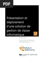 Présentation Et Déploiement D'Une Solution De Gestion De Classe.