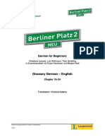 BP2 Neu Glossary German English