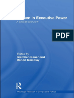 Gretchen Bauer, Manon Tremblay - Women in Executive Power - A Global Overview (Routledge Research in Comparative Politics) - Routledge (2011)