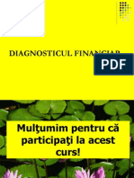 Diagnosticul Financiar. Concluziile Diagnosticului