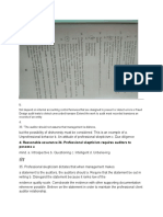 D. Reasonable Assurance 34. Professional Skepticism Requires Auditors To Possess A