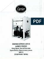 3.15 Chiller - Diagramas Elétricos e Lista de Alarmes e Processos - Carrier