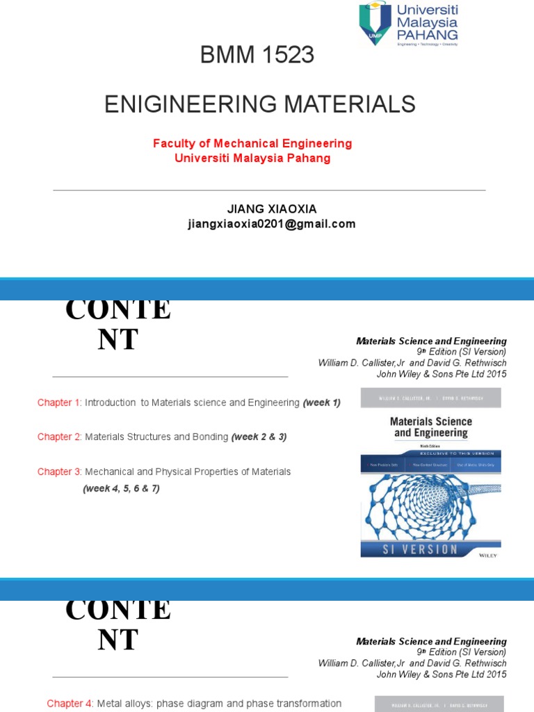 Chapter 4 Metal Alloys Phase Diagram and Phase Transformation II ...