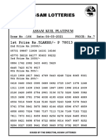 Assam Lotteries: 1st Prize Rs.5LAKHS/-P 78013