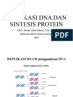 SINTESIS PROTEIN Dan REPLIKASI DNA