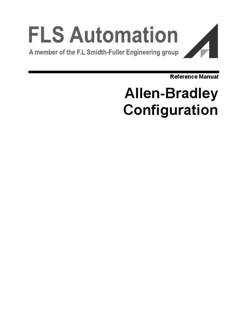 Allen-Bradley Configuration | Parameter (Computer Programming ...