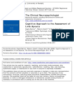 2008 - Cognitive Approach To The Assessment of Limb Apraxia