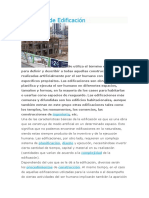 Definición de Edificación