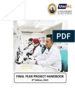 FINAL UniKL FYP Handbook - 4th Edition 2019 1