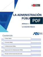 1 - 1 La Administracion Publica