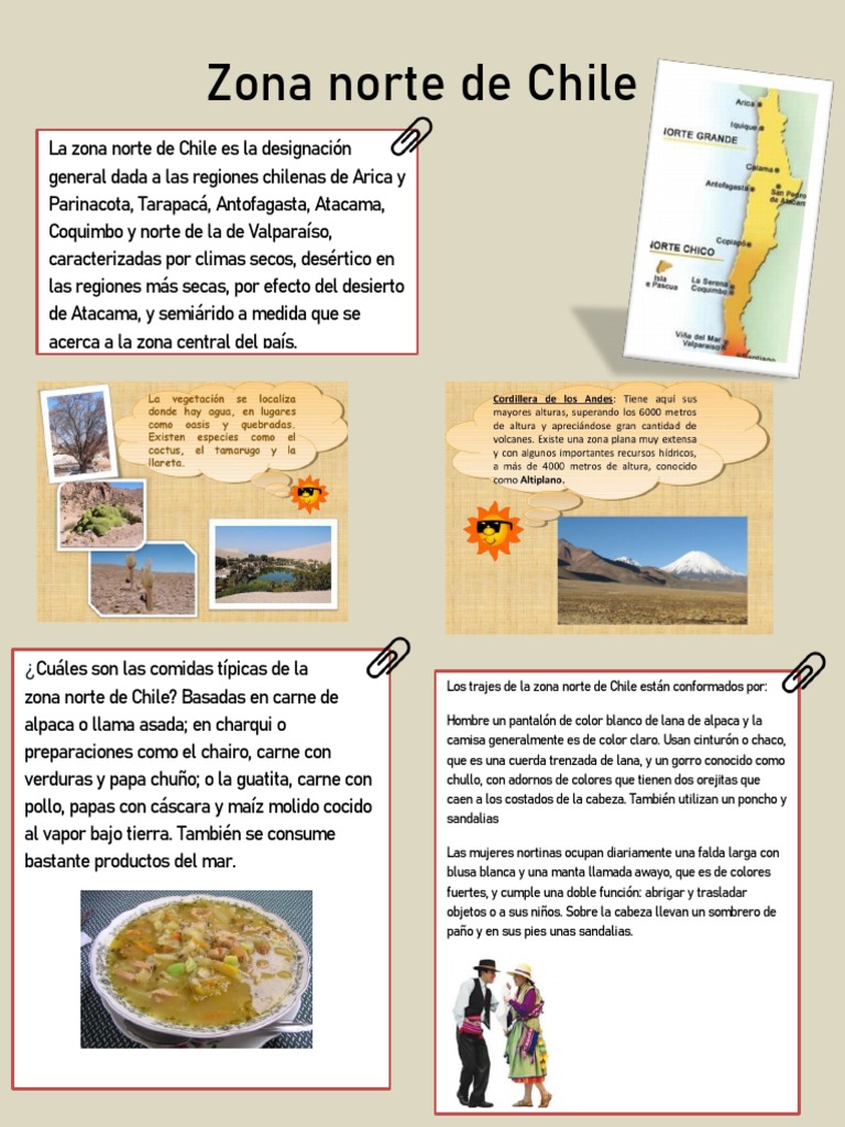 Características de la Zona Norte de Chile | PDF
