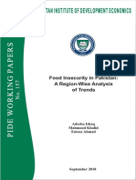 Pakistan Institute of Development Economics: Food Insecurity in Pakistan: A Region-Wise Analysis of Trends