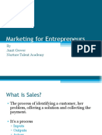 Marketing for Entrepreneurs