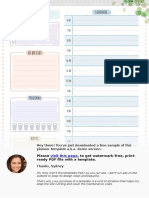 Demo planner template download and purchase guide