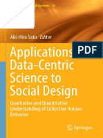 Applications of Data-Centric Science To Social Design: Aki-Hiro Sato Editor