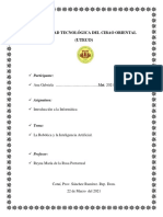 La Robótica y La Inteligencia Artificial