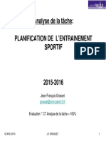 Planification Entrainement - UP13 - JF