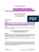 conocimientos situados y pensamientos fronterizos. Universidad