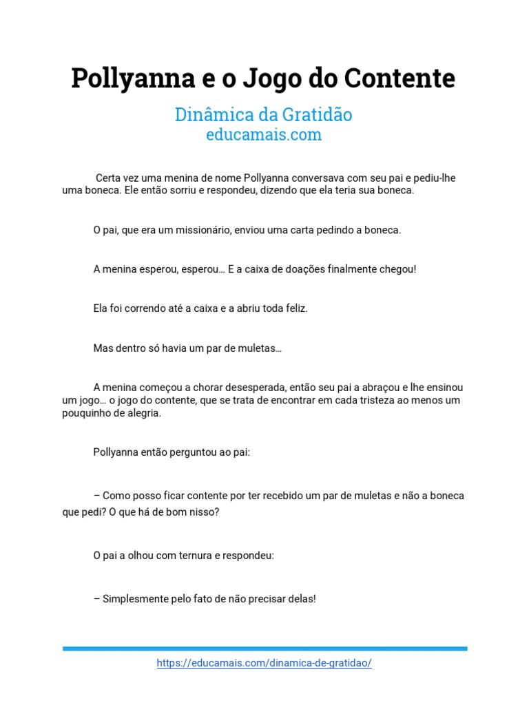 Dinamica Da Gratidao | PDF