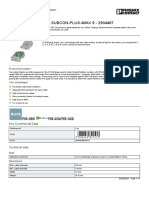 D-SUB Bus Connector - SUBCON-PLUS-M/AX 9 - 2904467: Product Description