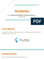 01 Advanced Mobile Programming 2021 - Introduction