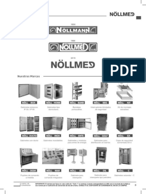 Nollmed Catalogo 2020, PDF, Energia electrica