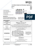 Strain Gage Adhesive For Stress Analysis and Transducer Applications