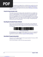 Programming: Using The Programming Bar Codes