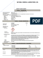 National Chemical Laboratories, Inc.: Safety Data Sheet