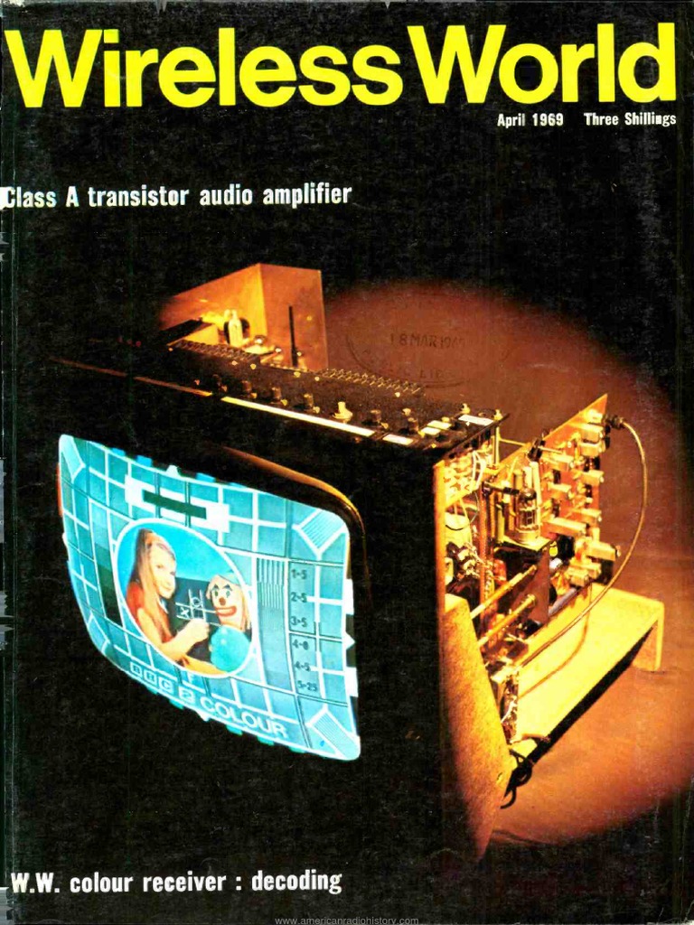 Wireless World 1969 04 PDF Amplifier Telecommunications Engineering image
