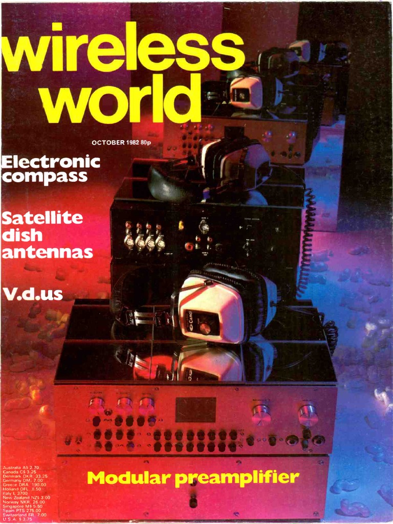 Wireless World 1982 10 | PDF | Amplifier | Computer Engineering