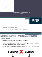Aula 03.2 - Elementos Climáticos e Tipos de Clima Brasileiros