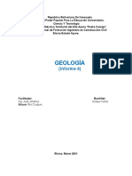 Informe 4 GEOLOGIA