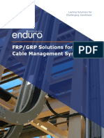 FRP/GRP Solutions For Cable Management Systems