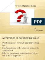 Questioning Skills: by Jyavudeen