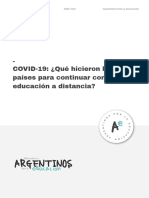 COVID19 ¿Qué hicieron los países para continuar con la educación a distancia_