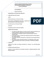 GFPI-F-019 Formato Guia de Aprendizaje Detectar La Falla Electrica en Un Sistema Eléctrico